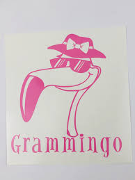 Download Grammingo Grandma Flamingo Vinyl Decal Etsy Vinyl Decals Fancy Flamingo Flamingo Art