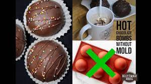 You've seen them on tiktok, now you can create them at home. Hot Chocolate Bombs Without Molds Hot Cocoa Bomb Recipe Diy Hot Cocoa Bomb Recipe No Mold Youtube