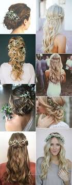 Check It Out Pretty Wedding Hairstyles With Baby S Breath The Post Pretty Wedding Hairstyles With Baby S Breath A Hair Styles Babys Breath Wedding Bridal Hair