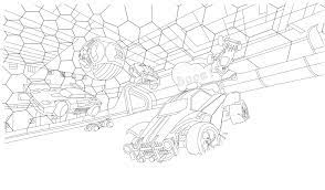 Take a break between games and print the unique rocket league coloring pages. Made While Bored In Class Handdrawn In Illustrator Rocketleague