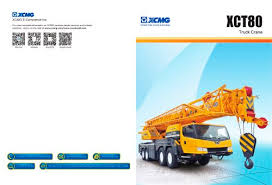 truck crane xct80 xcmg pdf catalogs technical