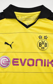 Westfalenstadion (constructed in 1974) nickname: 2015 16 Borussia Dortmund Shirt L Boys Football Soccer European Clubs German Clubs Borussia Dortmund Classic Shirts Com