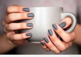 Gel x coffin set with acrylic 3d art. Matte Grey Gel Nails New Expression Nails