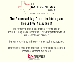 They perform different types of tasks including screening incoming correspondence, handling office functions, proofing letters. The Bauerschlag Group Is Hiring We Re Looking For An Executive Assistant To Help With Client Care Listings And Marketing Who Do You Know Who We Should Carolyn Bauerschlag Realtor Keller