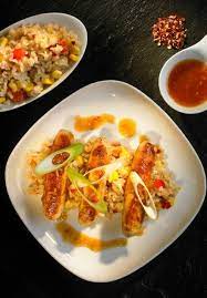 Heck Spring Chicken Sausages Sweet Chilli And Mango Bake Recipes Healthy Recipes Yummy Dinners