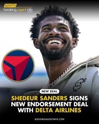 Shedeur Sanders (@shedeursanders) has signed an endorsement deal with Delta  Airlines (@delta). A day after the NFL Draft conluded, Delta Airlines  posted a new ad on social media platform TikTok, with Shedeur