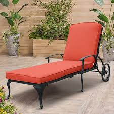 An outdoor chaise lounge is usually a piece of furniture that's designed for relaxing, napping, and sunbathing and the term 'chaise lounge' was originally derived from the french and has been around for nearly a millennium. Clihome Antique Bronze Aluminum Reclining Outdoor Chaise Lounge Overstock 33243037