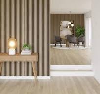 AW02 - Licht gerookt eiken - PET vilt + MDF v313 met ...