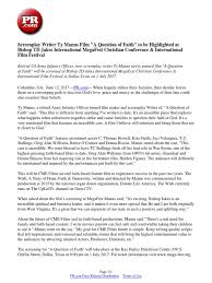 Inspirational td jakes quotes on everyday power blog. Screenplay Writer Ty Manns Film A Question Of Faith To Be Highlighted At Bishop Td Jakes International Megafest Christian Conference International Film Festival Filmmaking Performing Arts