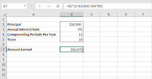 Compound Interest Formula In Excel Compound Interest Excel Tutorials Interesting Things