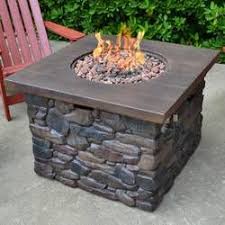 Kenwood Composite Propane Natural Gas Fire Pit Table Outdoor Fire Pit Table Propane Fire Pit Table Outdoor Propane Fire Pit