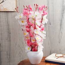 Artificial flowers daisy silk flowers chrysanthemum flower stem branches for home party garden decoration crafting displaying. Artificial Flowers Buy Artificial Flowers Online Starting At Rs 89 In India Flipkart Com
