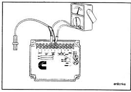 A diagram of the various ac voltage connections is provi4ed on the decal. Cummins Engine Electric Fuel Control Governor