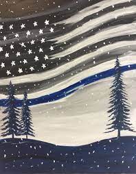 Blue white light polygonal mosaic background, vector illustration, business design templates. Thin Blue Line The Wet Paintbrush