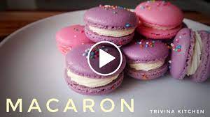 Resep Dan Tips Membuat Macaron Warna Macaron Recipe Macarons Macaron Recipe Desserts