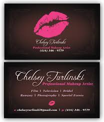 You can make amazing looking cards of 2 × 3.5 inches dimensions. Business Card For Makeup Artist Chelsea Turlinski On Behance