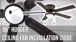 For operation of a fan with light. 56 Hugger Ceiling Fan Installation Guide Youtube