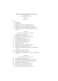 Http Zambialaws Com Bulletin 2016 35 20electoral 20process 20act 2035 20of 202016 Pdf