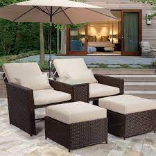 Get patio furntiture ideas for your small outdoor space. Humera 3 Rattan Sofa Seating Group With Cushions Outdoor Furniture Sets Patio Furniture Cushions Rattan Sofa