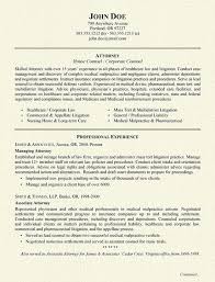 healthcare attorney resume example