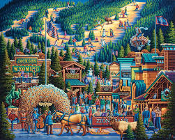 Dowdle jigsaw puzzles 500 pieces. 500 Piece Dowdle Folk Art Sg B075y3r4j9 Us Jackson Hole Dowdle Jigsaw Puzzle Jigsaw Puzzles Toys Games Innovatordiaries Com