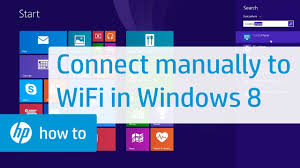 Click turn on to enable the device. Connecting Manually To A Wireless Network In Windows 8 Hp Computers Hpsupport Youtube