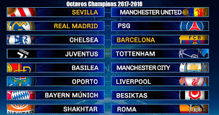 Chelsea 2 real madrid 0 resúmen. Calendario Octavos Champions League 2017 2018 Partidos Y Horarios