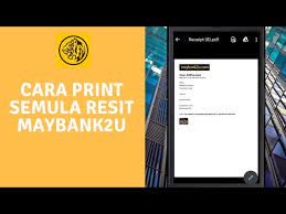 Secure verification and secure tac. Cara Dapatkan Print Semula Resit Transaksi Maybank2u Youtube