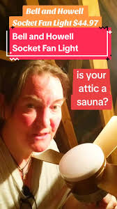 hot attic? do this... the Bell and Howell Socket Fan Light is my go to  solution.this socket fan light with remote is a #TreasureFinds  #labordaysale #goldrush #socketfanlight #ceilingfan #bellandhowell ...