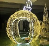 Large 3D Lighted Hot Air Balloon Motif Lights for Shopping ...