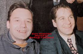 Two Middlesbrough legends in different areas...comedian Bob Mortimer and  goalgetter John Hendrie Share your Boro Memories at  www.heritageunlocked.com/boromemories