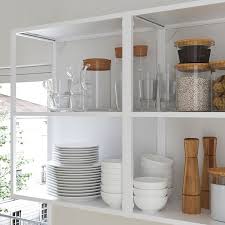Enhet Regalrahmen Fur Wand Mit Boden Weiss Ikea Deutschland In 2020 Kuche Weiss Grau Ikea Regal
