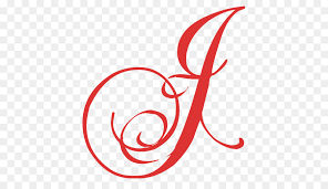 Corsivo Lettering J Alfabeto Altri Scaricare Png Disegno Png Trasparente Rosso Png Scaricare