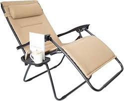 Apponly with the outsunny double chaise rocker, you will no longer miss the pleasure of a companion for the comfort of outdoor relaxation. New Luckyberry Oversize Xl Padded Zero Gravity Mesh Lounge Chair Beige Wider Armrest Adjustable Recliner With Cu Zero Gravity Chair Outdoor Gravity Chair Chair