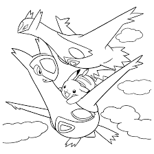 Latios pokemon coloring page from generation iii pokemon category. Pokemon Drawing Latios