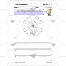 Mean Mode And Median Pie Charts