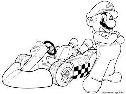 Coloriage un enfant joue a mario kard sur nintendo switch. Coloriage Mario Kart Formule 1 Voiture Dessin Mario A Imprimer