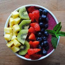 Fruits Kiwi Fruit Food Breakfast Smoothie Bowl Yummy Food