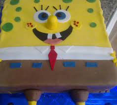 كيكة سبونج بوب الرائعة كيكة عيد ميلاد every thing cake desserts