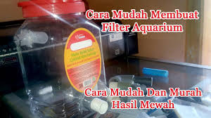 Jadi bahan yang digunakan hanya sebuah toples berbentuk kotak yang harganya cukup murah (saya beli online dapet 5 toples kotak, total cuma 41 ribu rupiah sajo). Cara Membuat Filter Aquarium Mudah Dari Toples Sosis Hasil Nya Sangat Jernih Hasilnya Ad Didskripsi Youtube