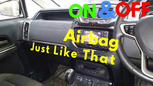 How To Activate Or Deactivate Airbag Youtube