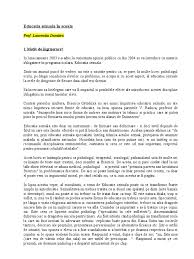 Legea prin care este interzisa educatia sexuala in scoli fara acordul parintilor a trecut tacit de senat acum cateva zile. Educatia Sexuala In Scoala