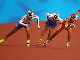 Glide inline skates icon, flat style. Inline Speed Skating Coaching And Training Resources Part 1