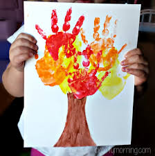 Maybe you would like to learn more about one of these? Kids Handprint Fall Tree Craft Fall Handprint Crafts Fall Crafts For Kids Fun Fall Crafts
