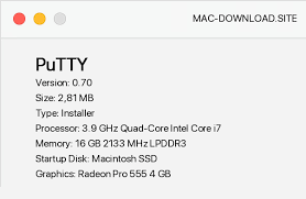 Putty 0.62 · download now. Download Putty 0 70 For Free From Mac Download Site
