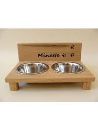 Porte Gamelles Pour Chats Personnalise Gamelle Chat Gamelle Mangeoire Chat