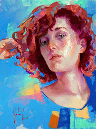 Taylor Blue as art print or hand painted oil.