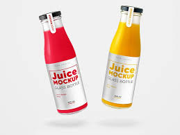 Free Glass Juice Bottle Mockups Mockuptree Bottle Mockup Bottle Juice Bottles