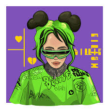 Billie eilish looked blissful as she jumped into a pool with her clothes on while celebrating the release of her sophomore album, happier than ever. Billie Eilish 2 Digital Art By Ruslana Reshodko