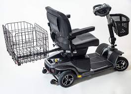 It is slightly larger than the golden companion with an increased weight capacity and longer battery range. Buy Folding Rear Basket For Pride Mobility Scooters Powerchairs Only Works With Scooters Power Chairs Equipped With 1 X 1 Hitch Receiver Online In Indonesia B08bzys4s7